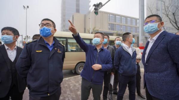 黄定恩督查疫情防控和重点区域环境整治提升工作