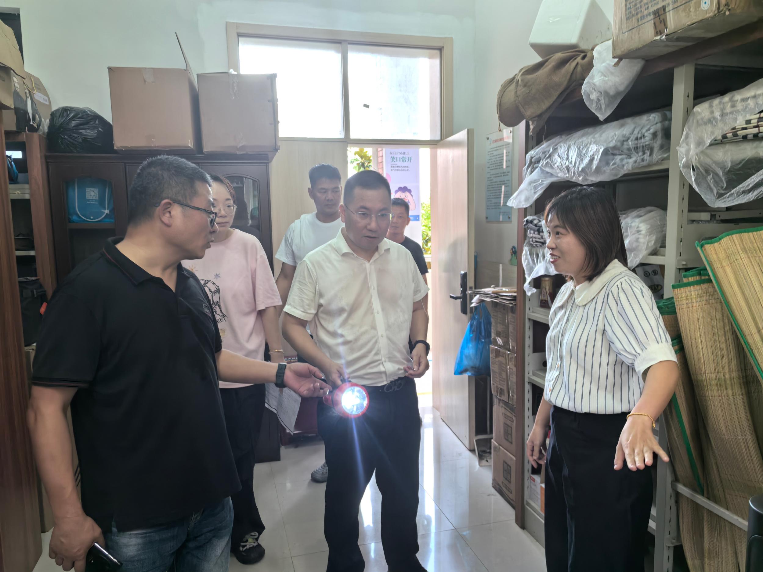 龙湾永中街道全力防御台风“巴威”